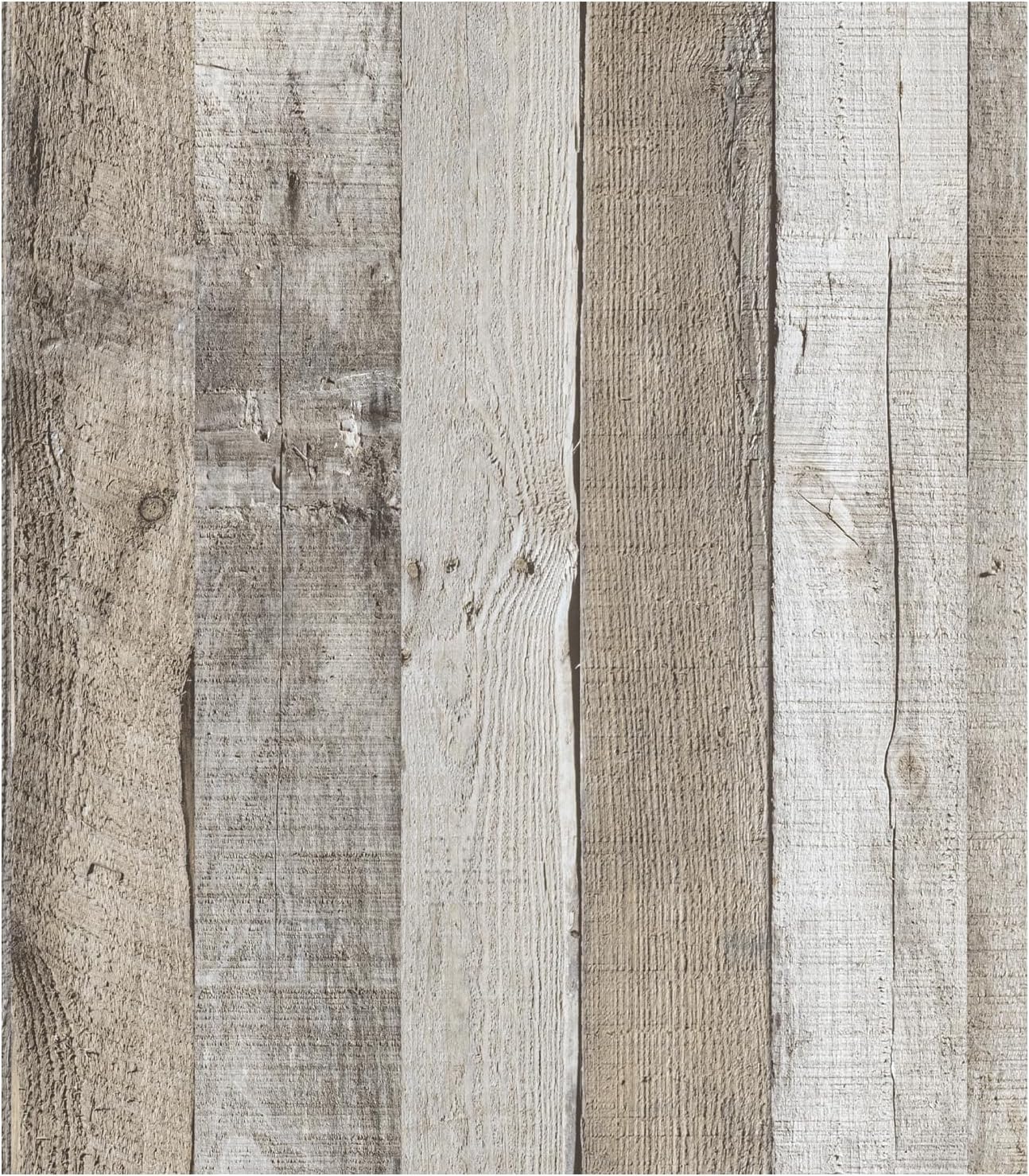 LXCREAT Faux Wood Butcher Block Contact Paper Shiplap Peel and Stick ...