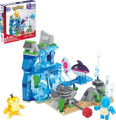 Mega Bloks MEGA Pokémon Aquatic Adventure 319 Pieces 2 Poseable Figures HXF79