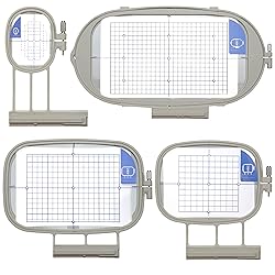 New brothread Embroidery Machine Hoop 4 in 1 Set