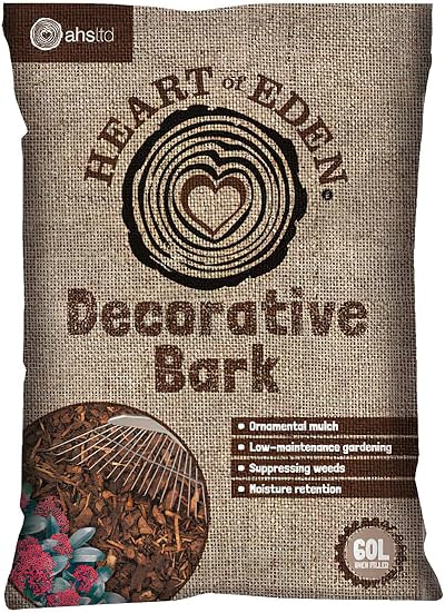 Heart of Eden Decorative Bark 60L Ground Cover Mulch