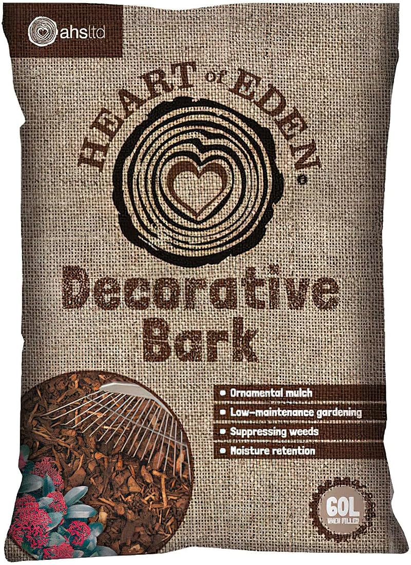 Heart of Eden Decorative Bark 60L Ground Cover Mulch