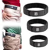 BeltBro For Kids No Buckle Elastic Belt — 3 Pack (S, M, L) — Fits 1 Inch Belt Loops, Comfortable and Easy To Use