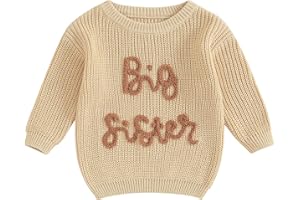CHAUKAREAUL Big Brother Little Brother Matching Outfit Toddler Baby Boy Sweatshirt Letter Embroidery Shirt Winter Clothes