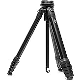 Peak Design Travel Tripod, Aluminum, Compact Design, Quick Setup and Takedown, Pro-Level Stability, Ergonomic Ball Head, Compact and Portable Travel Tripod for Camera and Phone, 20 lb Capacity