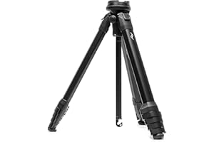 Peak Design Travel Tripod, Aluminum, Compact Design, Quick Setup and Takedown, Pro-Level Stability, Ergonomic Ball Head, Compact and Portable Travel Tripod for Camera and Phone, 20 lb Capacity
