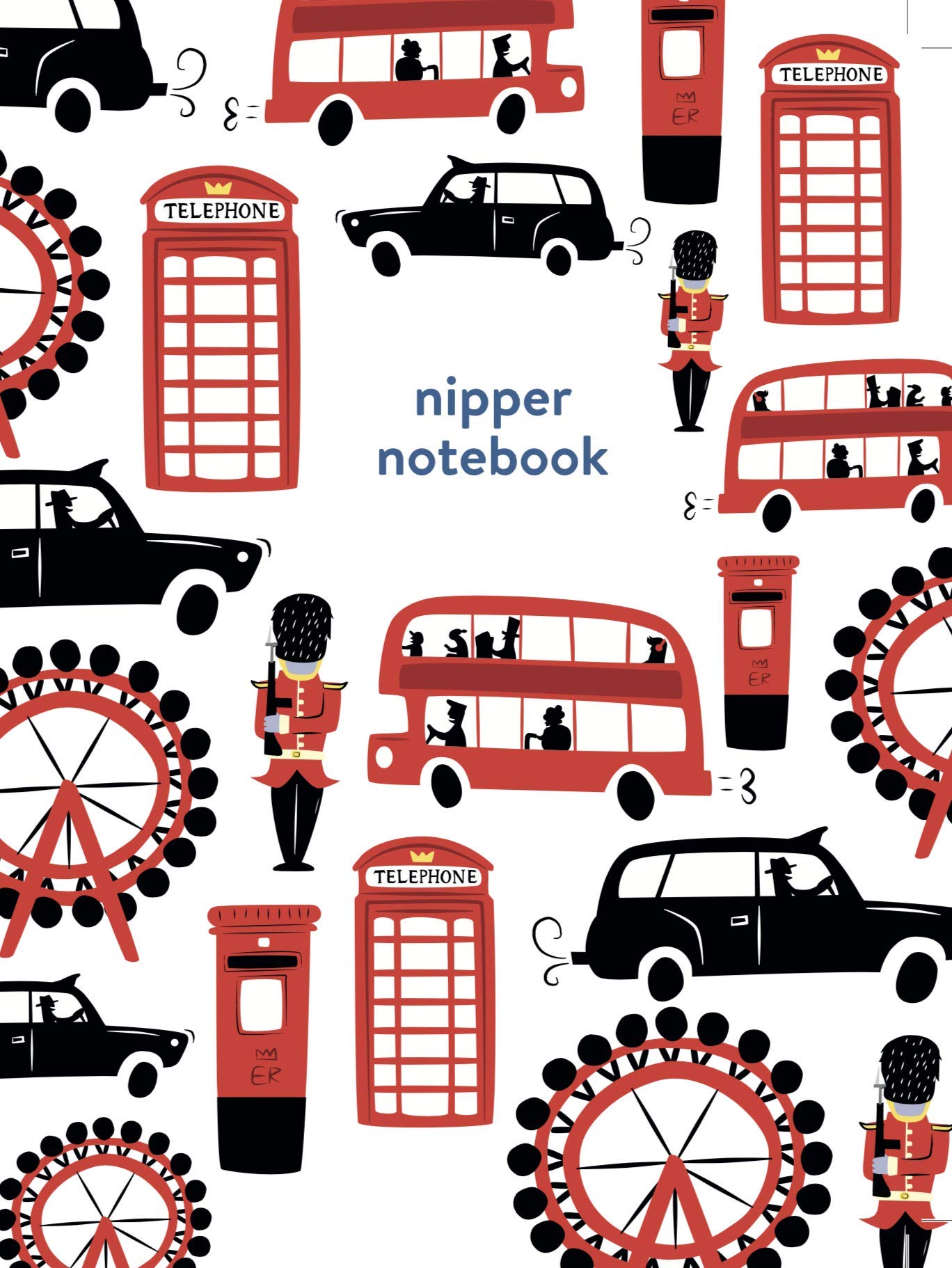nipper notebook - Luxury Baby & Toddler Notebook | Ruled/Lined Parenting Journal (London Landmarks)