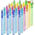 JOYIN 24 Pack 14’’ Bubble Wands Assortment, 6 Colors Giant Bubble Wands Party Favors Kids Summer Toys Outdoor Play Toys Games Christmas Birthday Party
