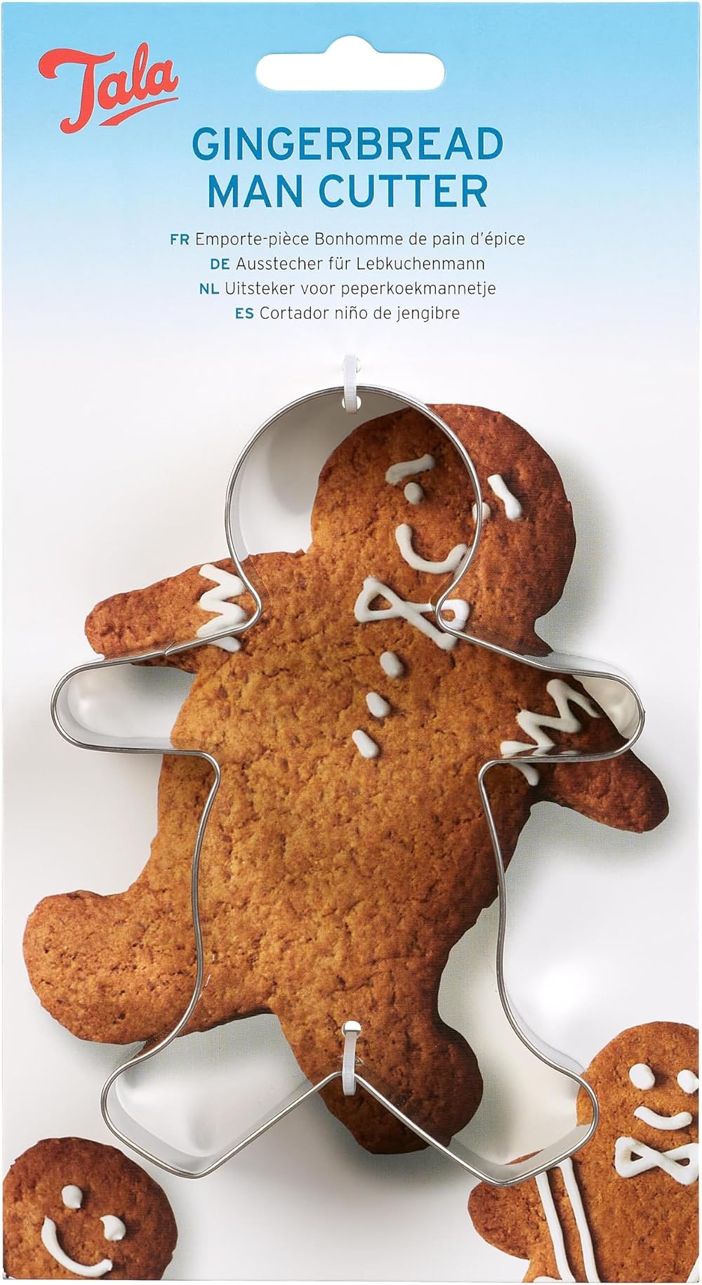 Tala Gingerbread Man Cutter Stainless Steel 14 cm Traditional Design