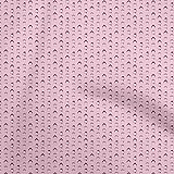 oneOone Cotton Cambric Pink Fabric Christmas Sewing