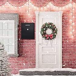 Yaocom Locking Mailbox with Key for Outdoor 10 x 7