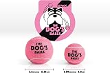 The Dog's Balls Dog Tennis Balls Pink Medium 12 Pack Non Abrasive Felt view 5