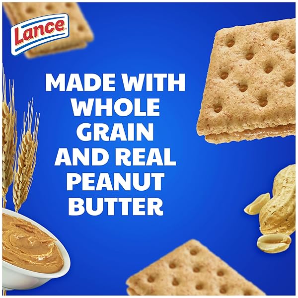 LANCE BAKED WITH WHOLE GRAIN PEANUT BUTTER, 10 COUNT 1.52 OZ