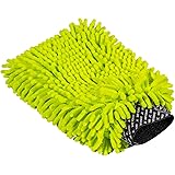 Chemical Guys Chenille Premium Scratch-Free Microfiber Wash Mitt,, MIC493, Lime Green