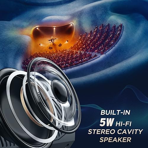 Projector, TENKER Q5 LED Mini Movie Projector Support 1080P HDMI