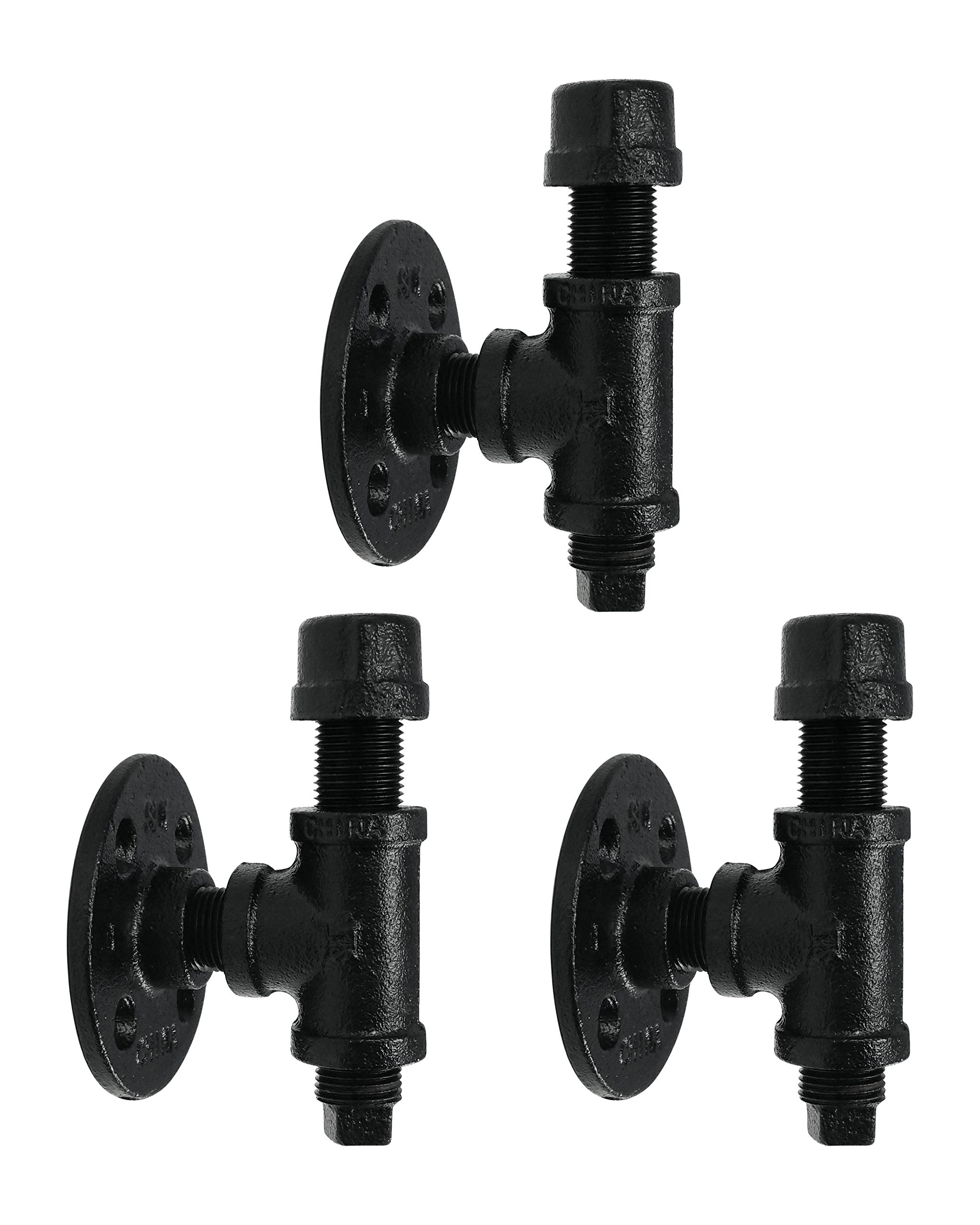 PIPE DECOR Robe and Towel Single Hook Kit Heavy