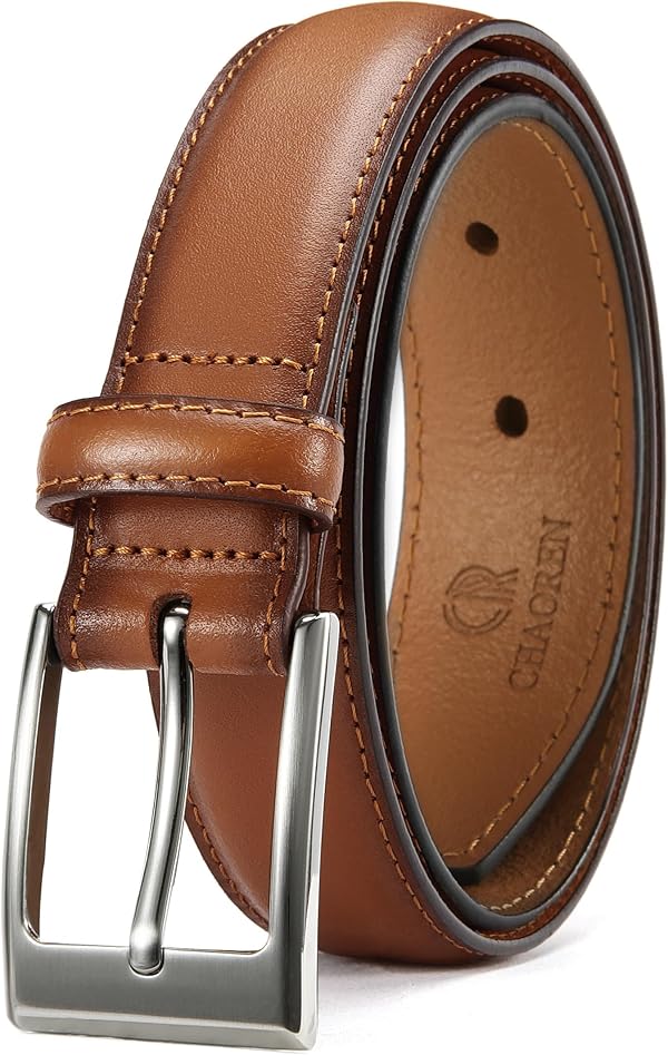 CHAOREN 3cm Ledergürtel Herren, Gürtel Herren Leder für Business und Formelle Anlässe, Anzuggürtel Perfekter zu Männer Businessschuhe