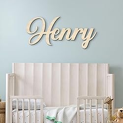 Wooden Name Signs for Nursery Custom Baby Name Sign