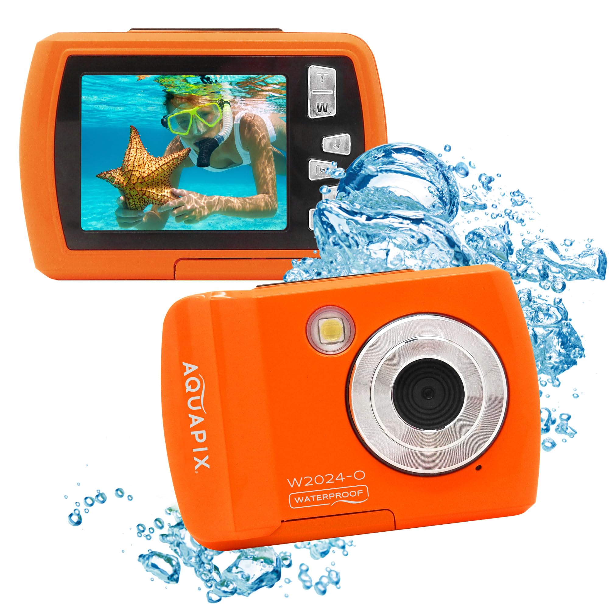 Easypix Aquapix W2024 Splash orange digital camera 16 Megapixel Orange Wasserdicht