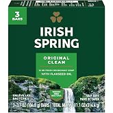 Irish Spring Deodorant Bar Soap, Original, 3.75 oz bars, 3 ea (Pack of 9)