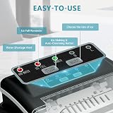EUHOMY Ice Maker Countertop 9 Cubes in 6 Mins Self-Cleaning Black view 5