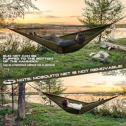 Camping Hammock, Portable Hammocks with Mosquito