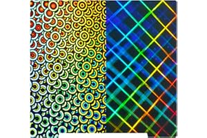 Wefuit Smooth Kaleidoscope+Skynet Pattern Build Plate for Prusa I3 MK2 2.5S MK52 MK3S MK3S+ MK4,241x253.8mm Flexible Spring Steel Plate 3D Printer Platform