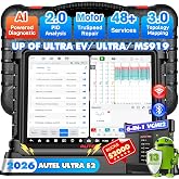 Autel MaxiSys Ultra S2 AI Scanner, 2026 UltraS2 Top Intelligent Scan Tool | Up of MS919 S2 MSUltra EV, 6IN1 VCMI2, Multi-Point DVI, Topology 3.0, Motor Truspeed, 48+ Service, EV Tests, 3K+ Active Tests