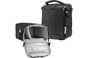 Navitech Black Protective Portable Handheld Binocular Case and Travel Bag Compatible with The Leica Ultravid 10 x 50 HD-Plus