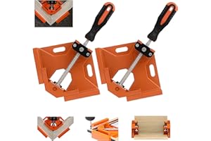 2pcs Right Angle Clamp-TAIWAIN, 90 Degree Corner Clamp Vice Grip Woodworking Quick Fixture Tool, Aluminum Alloy Corner Weldin