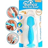 Baby Bum Brush, Mini Diaper Rash Cream Applicator with Travel Case, Soft Flexible Silicone, Unique Gift for Boys and Girls, [