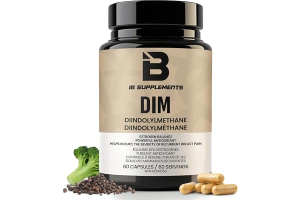 Iron Brothers Supplements DIM 200mg with Black Pepper Extract – Advanced Estrogen Metabolism and Hormone Balance Support for