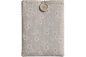 Zosiana Designs Floral Kindle Sleeve - Compatible with Paperwhite/Basic (6''), Paperwhite (6.8''), Signature (6.8'') - Padded Cotton E-Reader Cover