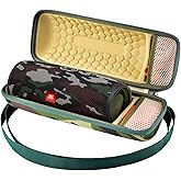 Hard Travel Case for JBL Charge 4/ Charge 5 Waterproof Bluetooth Speaker. Carrying Storage Bag Fits Charger and USB Cable - Squad Camo (Case Only)