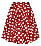 Urban CoCo Women's Basic Midi Skirt Versatile