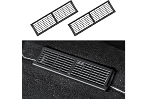 KUNIST for Tesla Model Y Under Seat Air Vent Cover, Backseat Air Conditioning Outlet Vent Deflector Grille Protector Snap-in Installation Intake Grid Model Y Accessories 2020-2025 (2pcs)