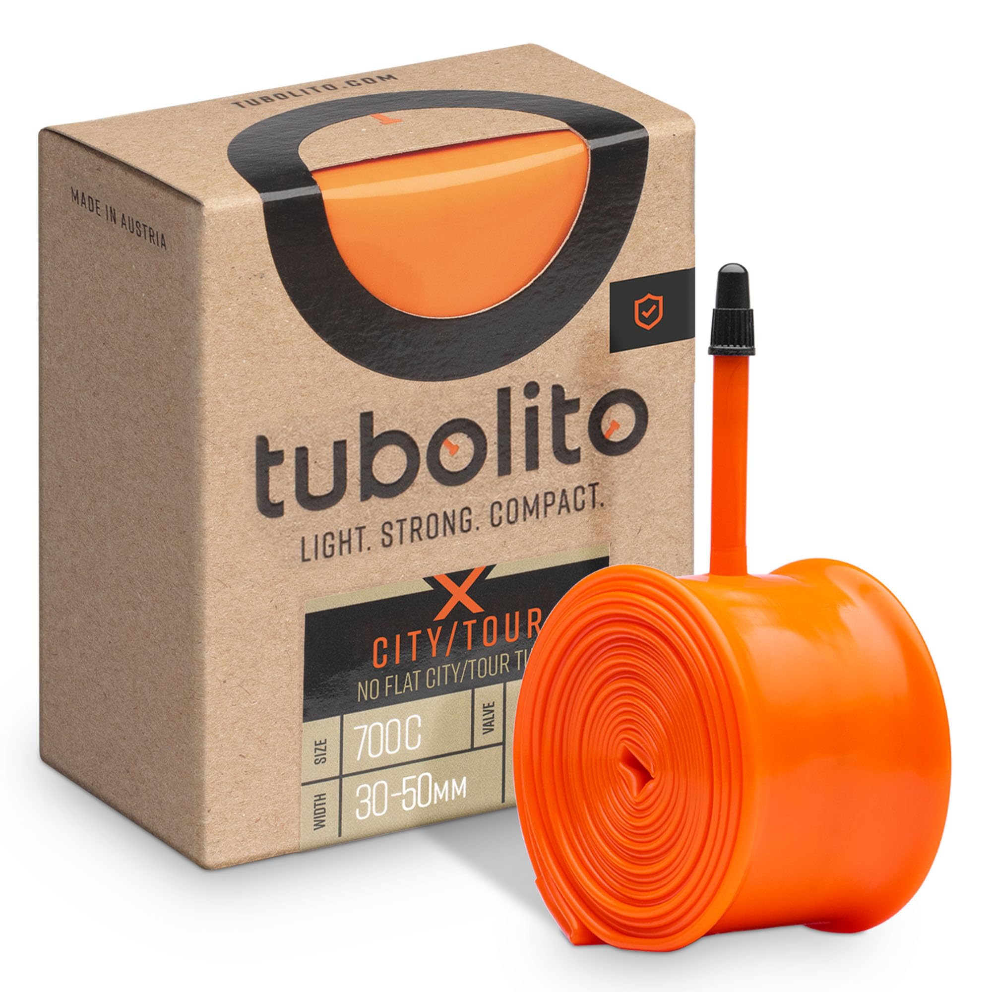 Tubolito X-Tubo city/trekking 700 x 30-47mm, Schrader valve, Orange