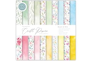 CRAFT CONSORTIUM LTD Craft CON PAPRPAD 6" Bloom/Wild, Bloom & Wild, 20 Designs