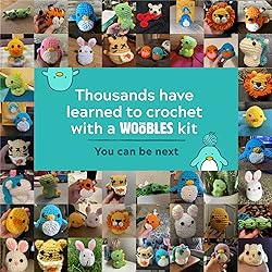 The Woobles Beginners Crochet Kit with Easy Peasy