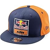 KTM Red Bull Replica Team Flat Cap, Blue/Orange, One Size