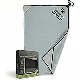 Aiming Fluid Golf Magnetic 3-Stage Cleaning System Golf Towel - Microfiber Rag with Magnet for Golfcart Bags for Men and Women Golfers Accessories (Limited Edition Birdie Blue, 16" x 24" Stubby)