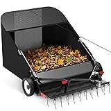 Suchtale 42" Tow Behind Lawn Sweeper with
