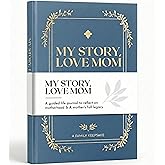 Booky Baby - Mom's Life Story Journal, Mother's Day Gift, (Hardcover) Keepsake To Tell Moms Story, Mom Journal, Memory Book for Mothers to Fill Out, Over 300 Guided Prompt Questions