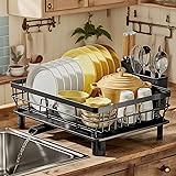 MOUKABAL Dish Drying Rack, Dish Rack, Stainless