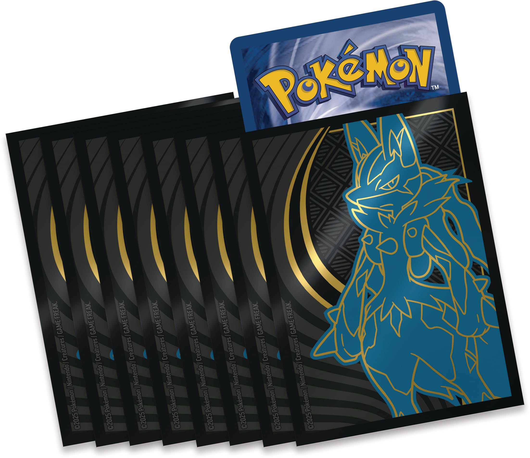 Pokémon-Sammelkartenspiel: Top-Trainer-Box Mega-Entwicklung: Lucario (1 Vollbild-Promokarte, 9 Boosterpacks & Zubehör) 8