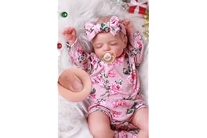 BABESIDE Lifelike Reborn Baby Dolls - Sleeping Realistic Newborn Soft Body Real Life Girl Dolls with Accessories Gifts for Kids Age 3 + & Collection, 20 inches