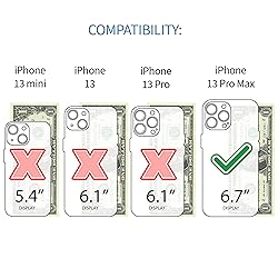 Dockem Wallet Case for iPhone 13 Pro Max with