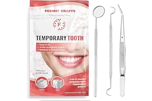 Thermoplastic Beads 40 Grams for Teeth Repair Plus Dental Tools–for DIY Tooth Filling – Moldable Thermal Beads for Teeth Repa