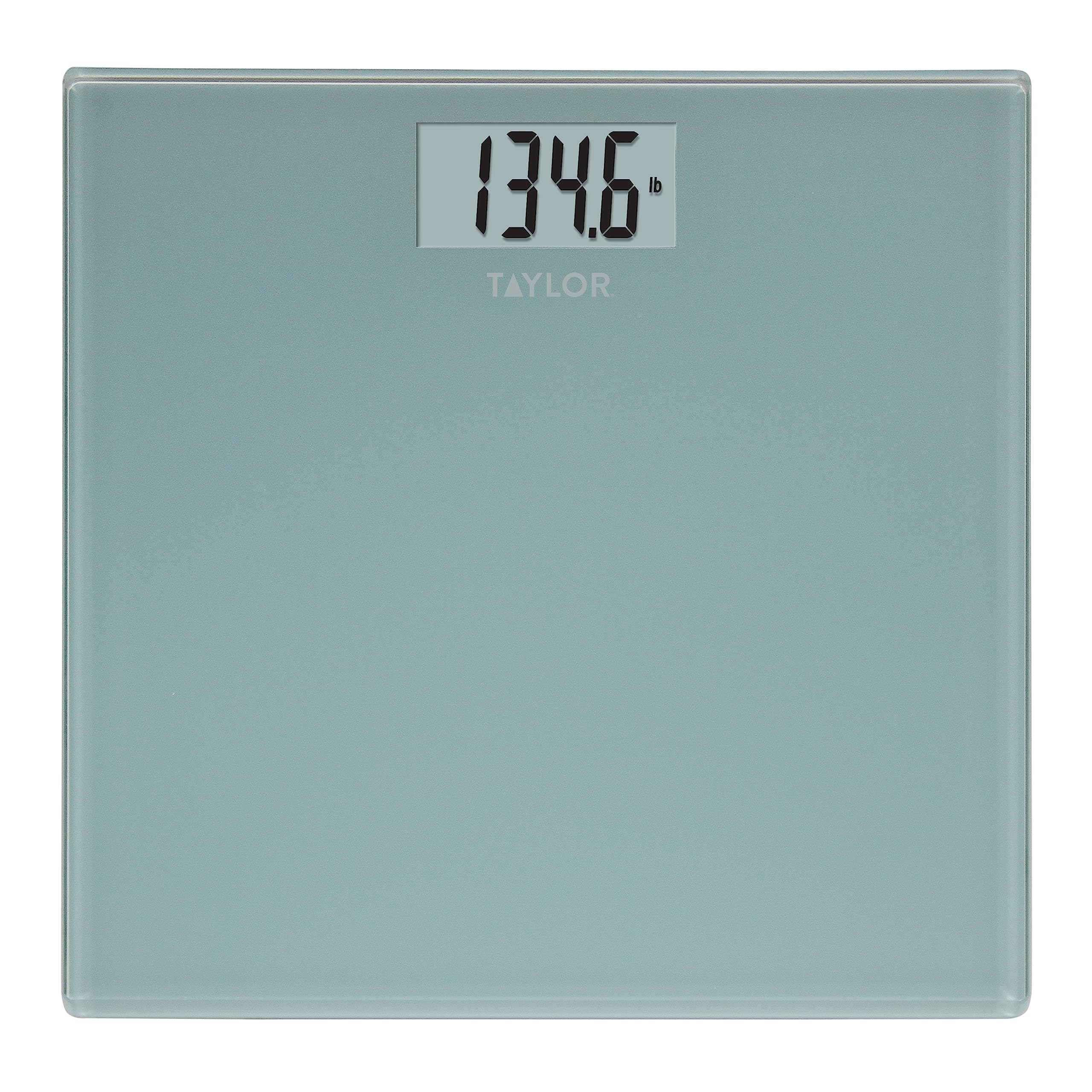 Taylor Digital Bathroom Scale, Bath Scale for Body Weight, Large Readout Display and Instant-on Auto Zero Technology, 400 lb. Capacity, Blue