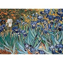 Puzzle Van Gogh - Iris - 1000 Pièces - Pomegranate - Neuf 25x20 Pouces