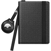 Fintie Passport Holder with Airtag Holder, Slim Travel Wallet RFID Blocking Passport Cover Protector Essentials with Credit Card Slots for Women/Men